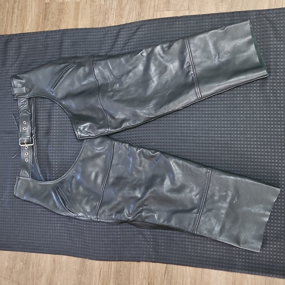 Expert Performance Gear, Leather, Chaps, Motorcycle, Size XL